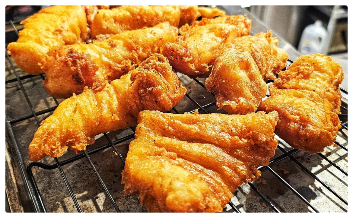 [Homemade] Beer Battered Fish
