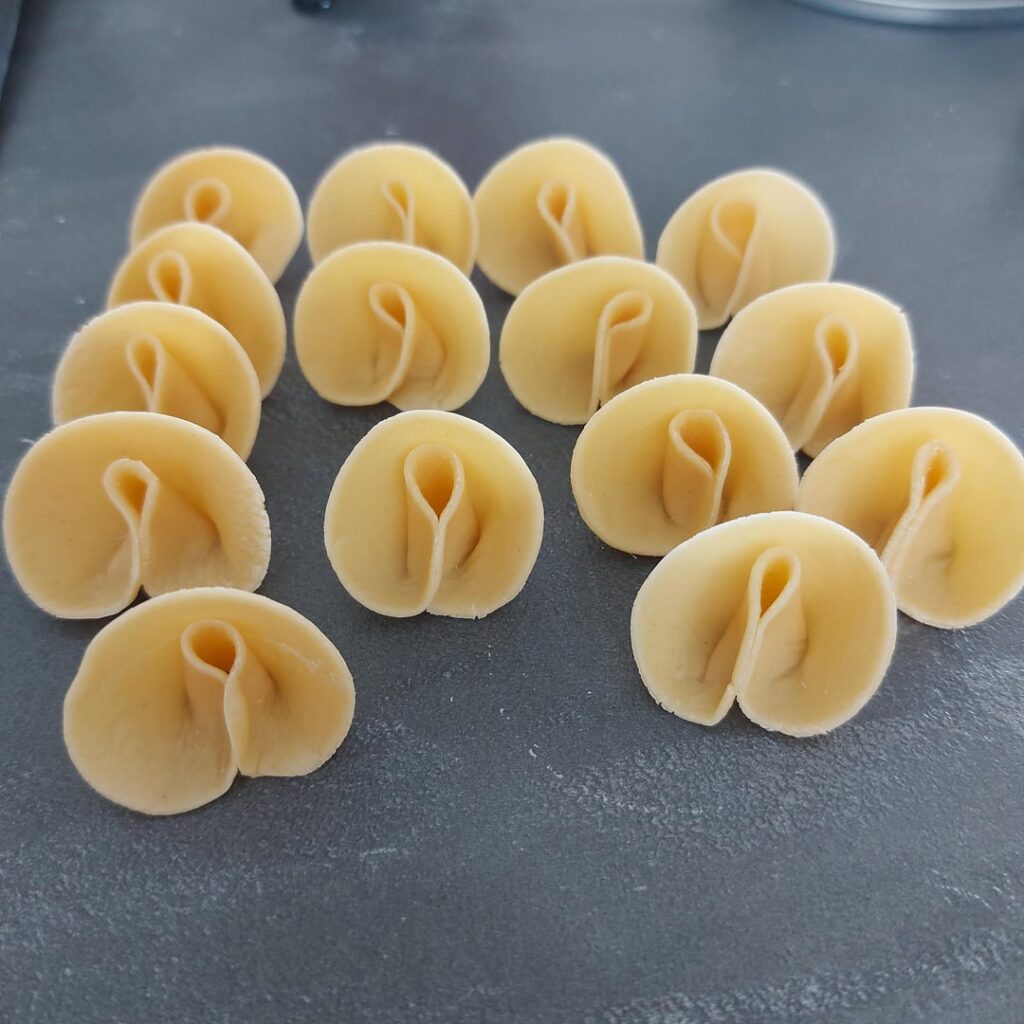 First try of funghetti