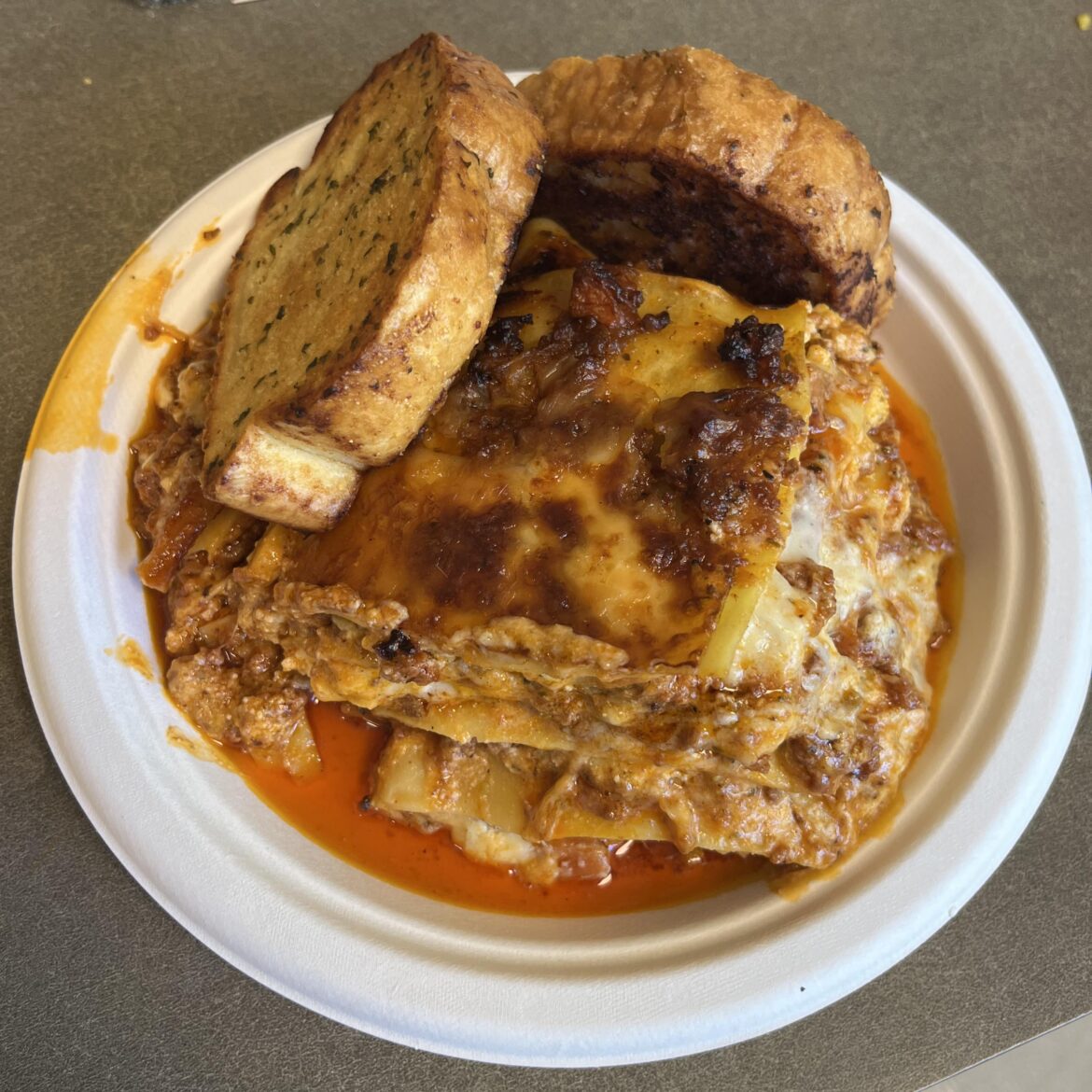 5lb lasagna from my hospital cafeteria