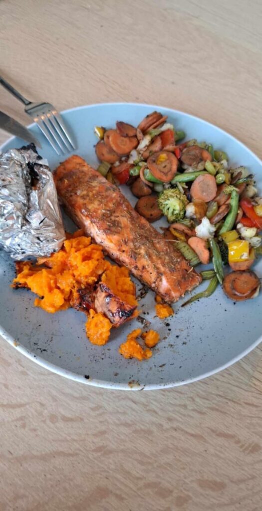 First time trying salmon definitely, not my last!