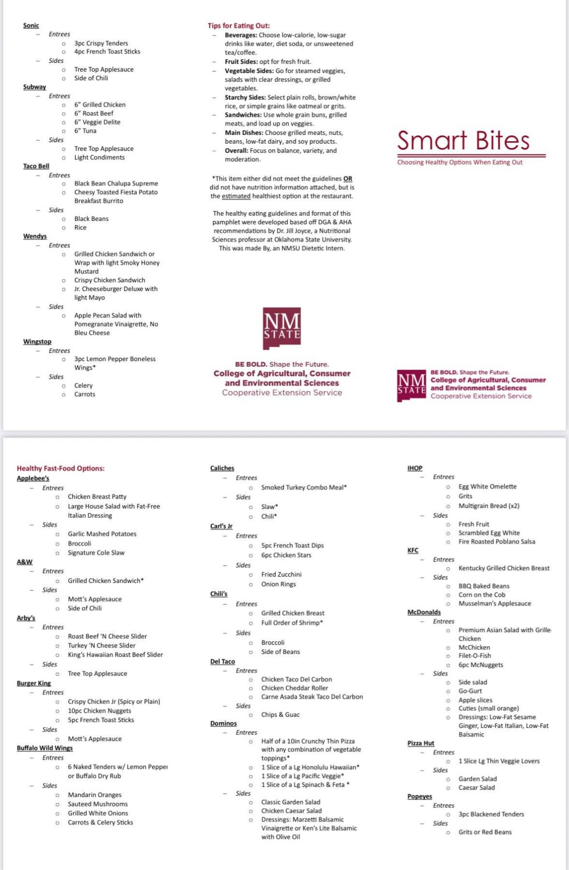 Eating Healthier When Eating Out