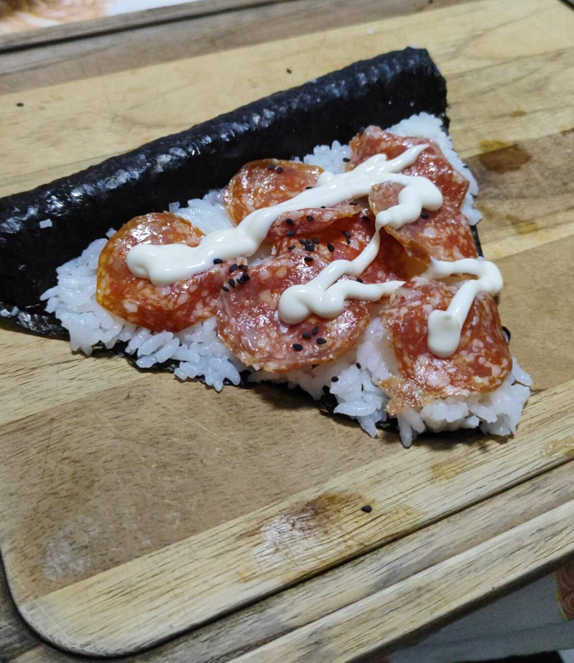Pizza de sushi (Sushizza?)