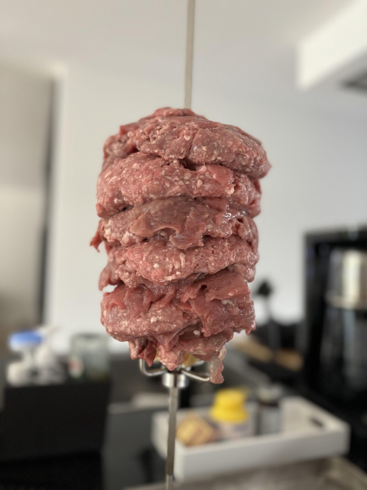 Döner kebab big green Egg time!