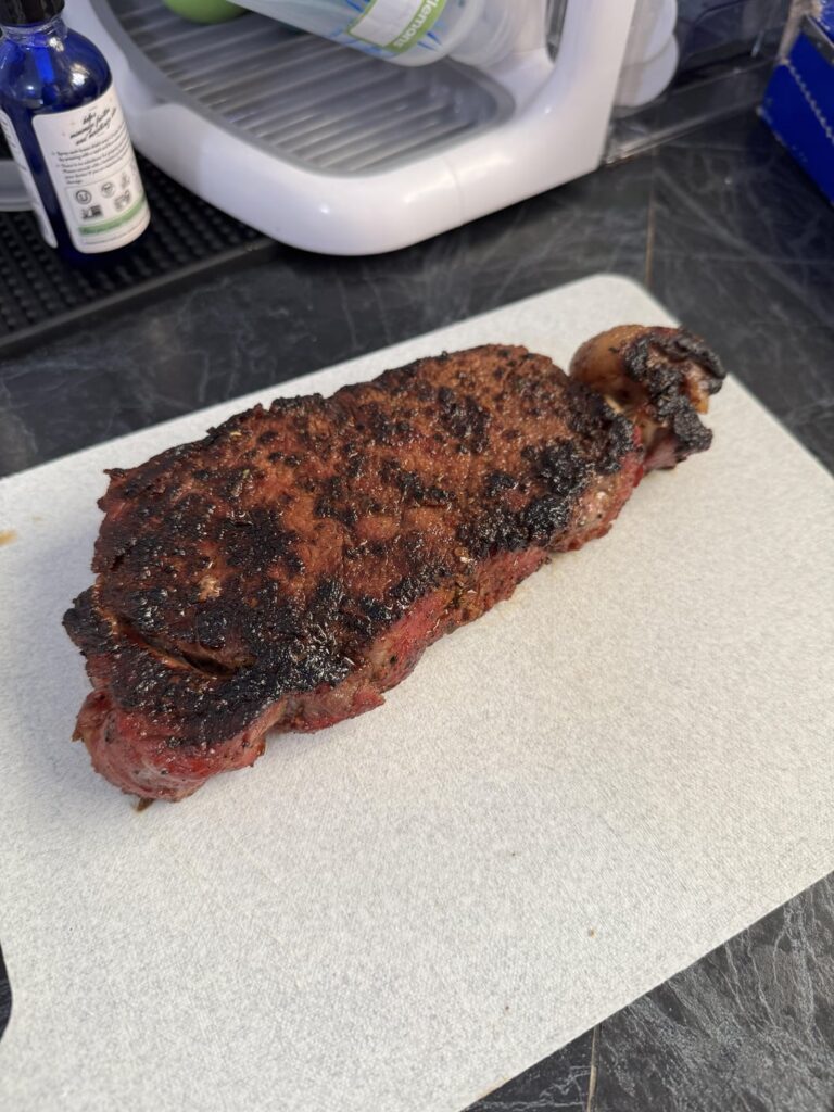 Reverse seared NY Strip Reverse seared NY Strip