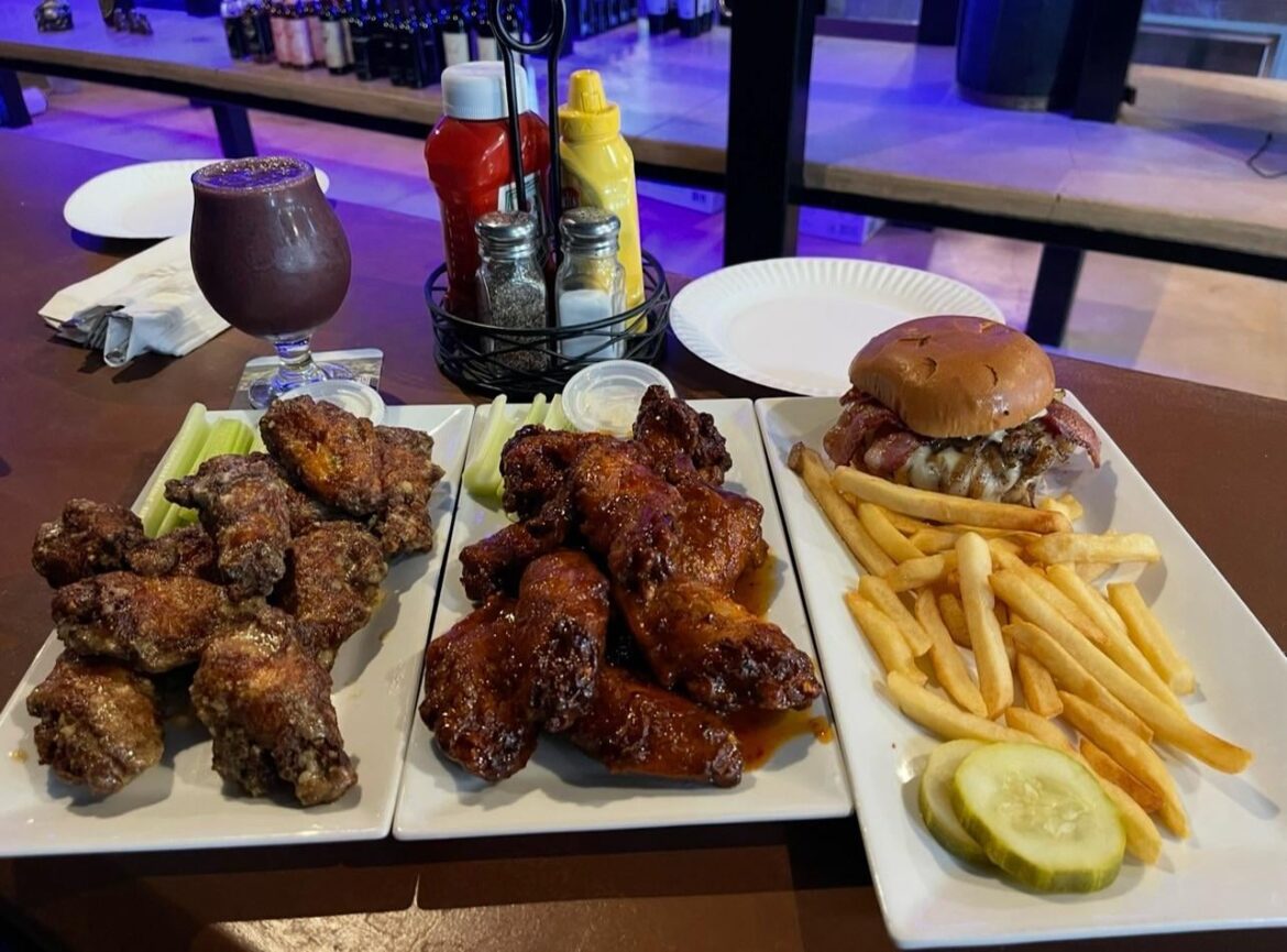 Had this burger and some wings at the Tap at Humboldt Beer Depot in Hazleton, PA