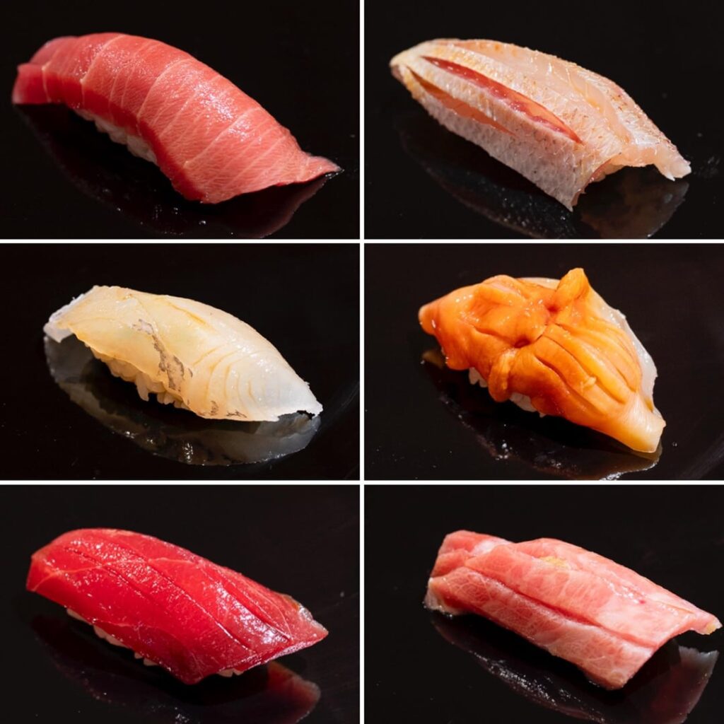 Nigiri at Sushi Kajin, Taipei