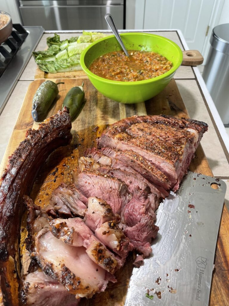 Dinner! All done on the egg