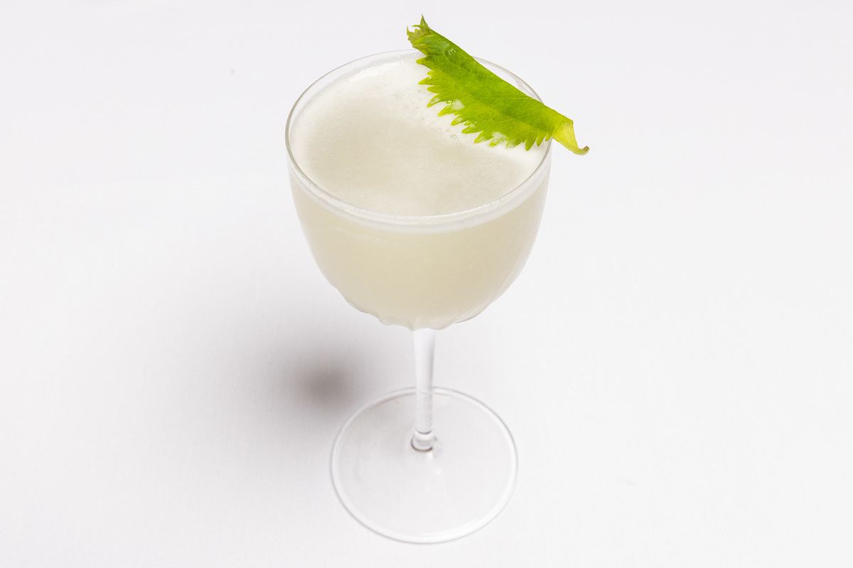 A thick white drink.