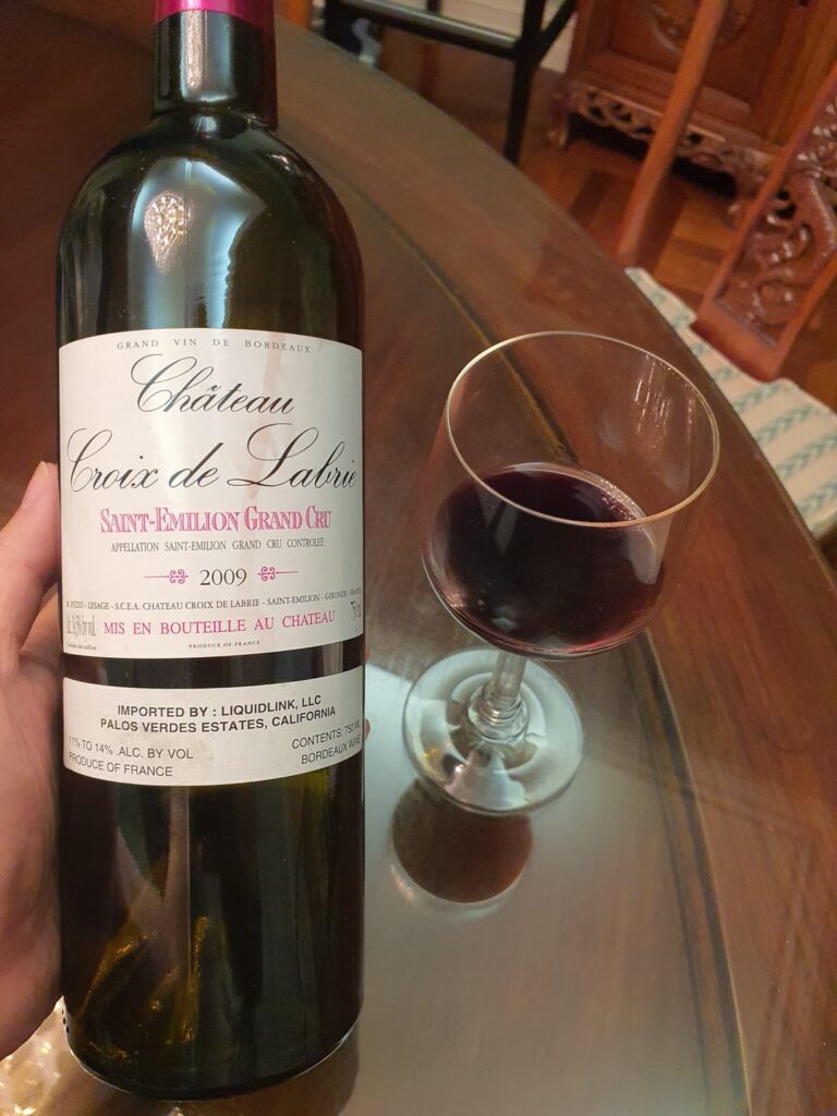 Chateau Croix de Labrie, Merlot, 2009