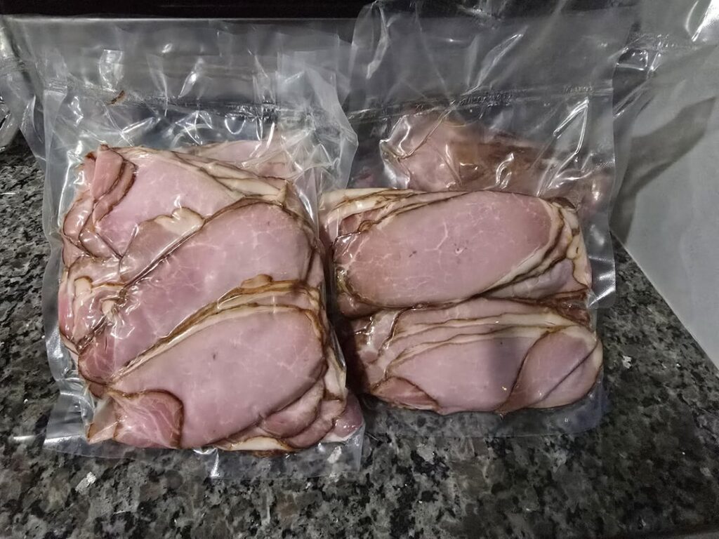 Smoked porkloin ham cold cuts Smoked porkloin ham cold cuts