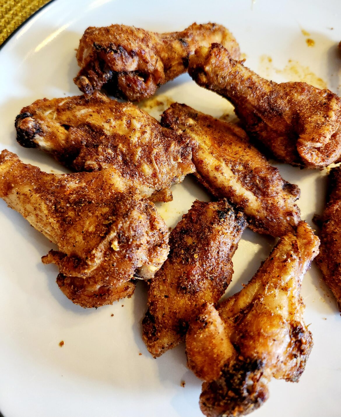 My air-fried jerk wings