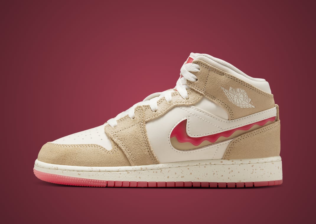 Air Jordan 1 Mid Peanut Butter & Jelly (GS)