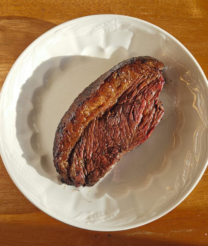 Reverse seared Picanha