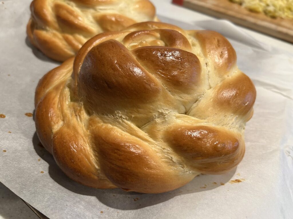 My wife said she was making some challah…