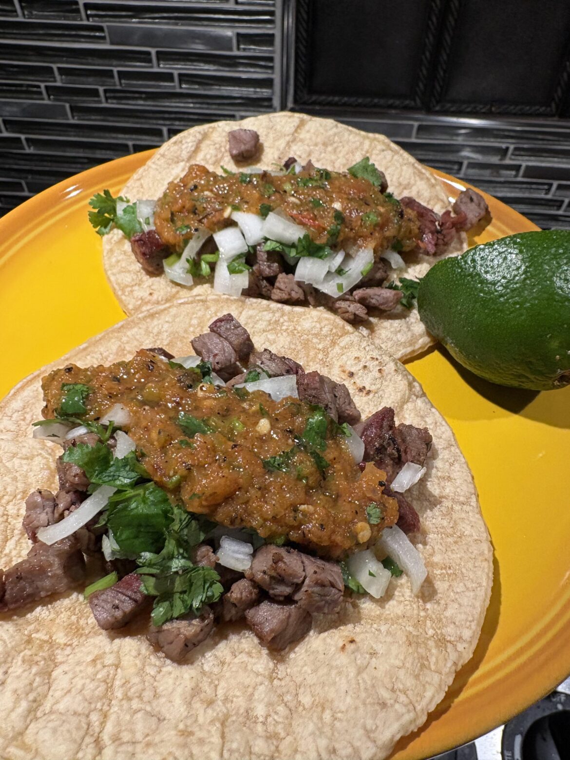 Tri tip tacos