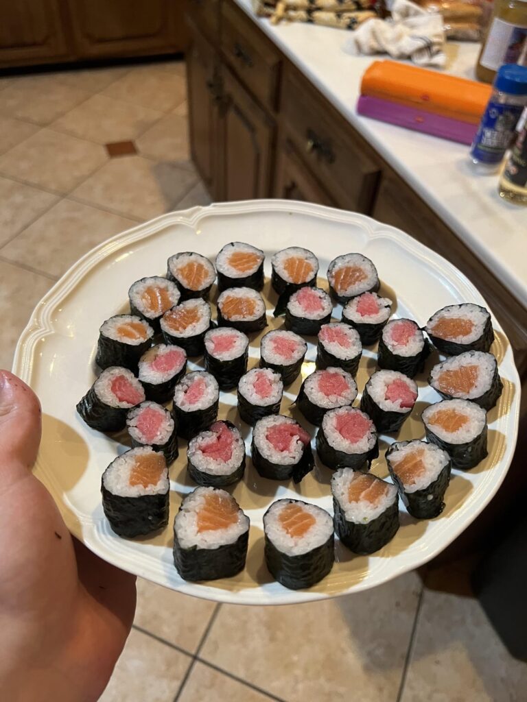first time making sushi, how'd i do?
