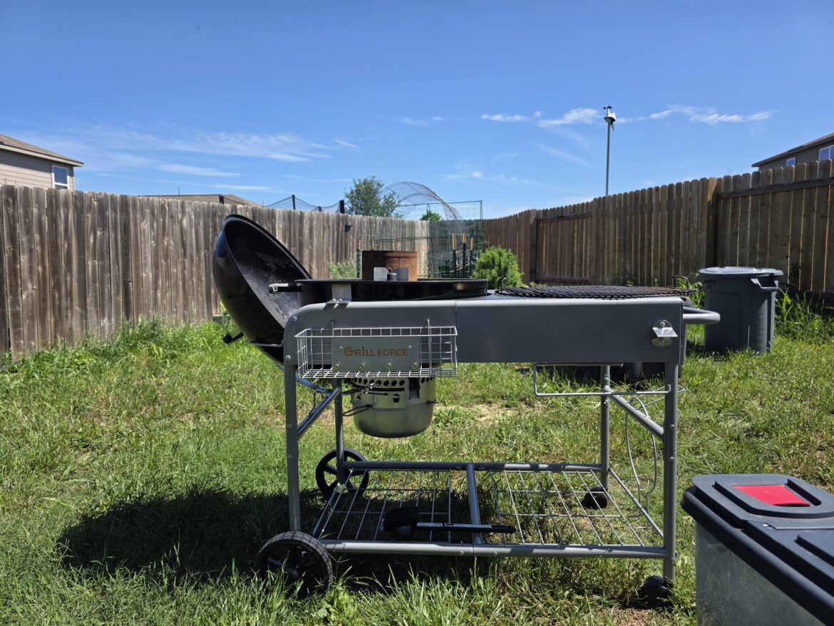 It's a beautiful day to smoke some ribs.