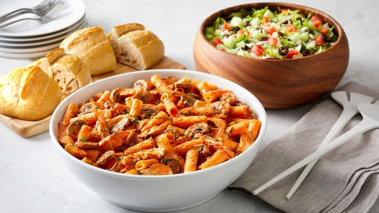 Brio pasta and salad