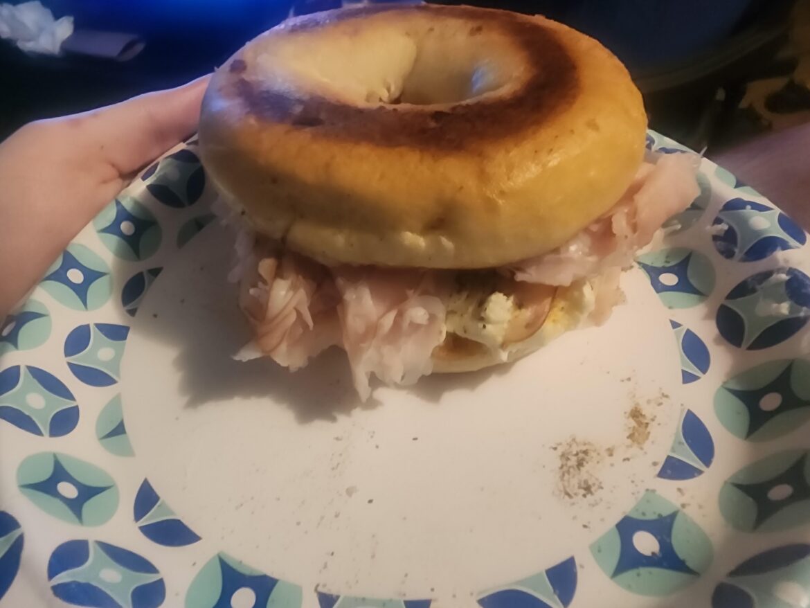 Another bagel sandwich!!