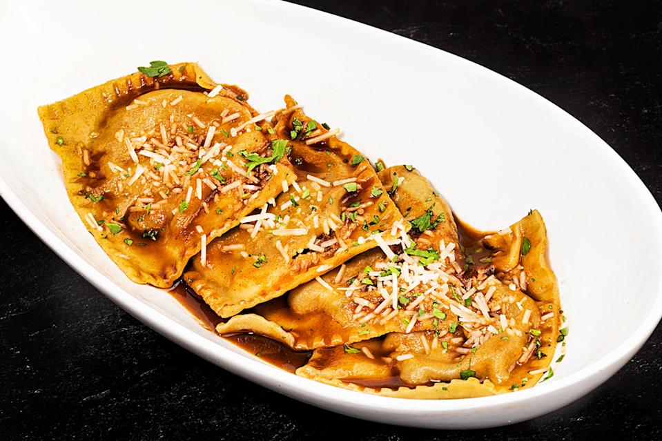 Ravioli at Brasserie Provence in Louisville, Kentucky.