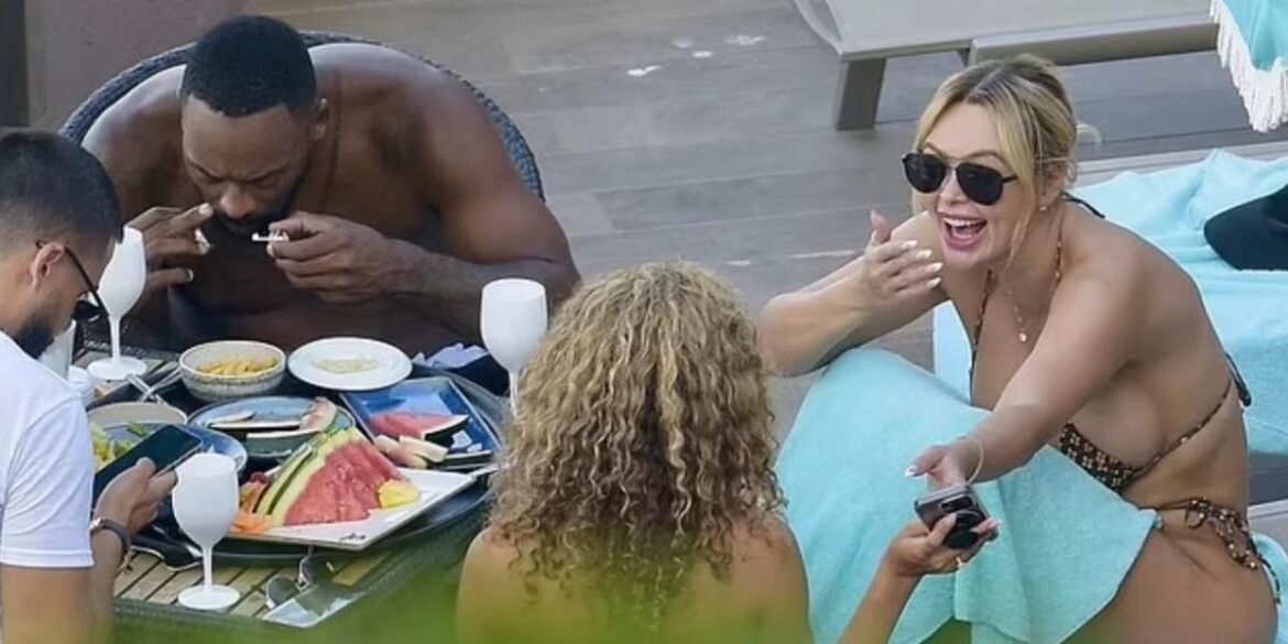 Marcus Jordan seen sniffing possible cocaine at French resort