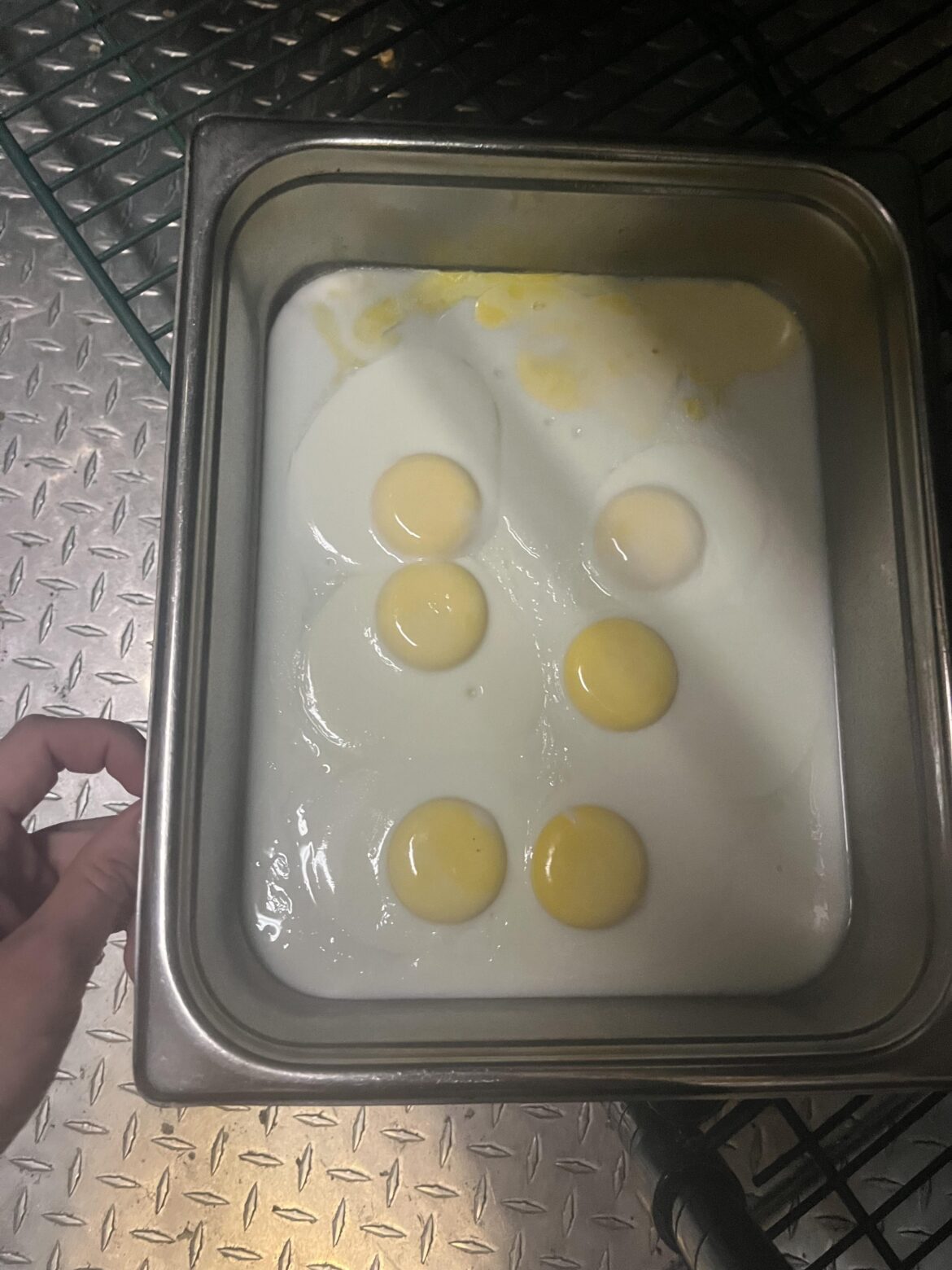 Told her to try steaming her eggs instead of boiling them…