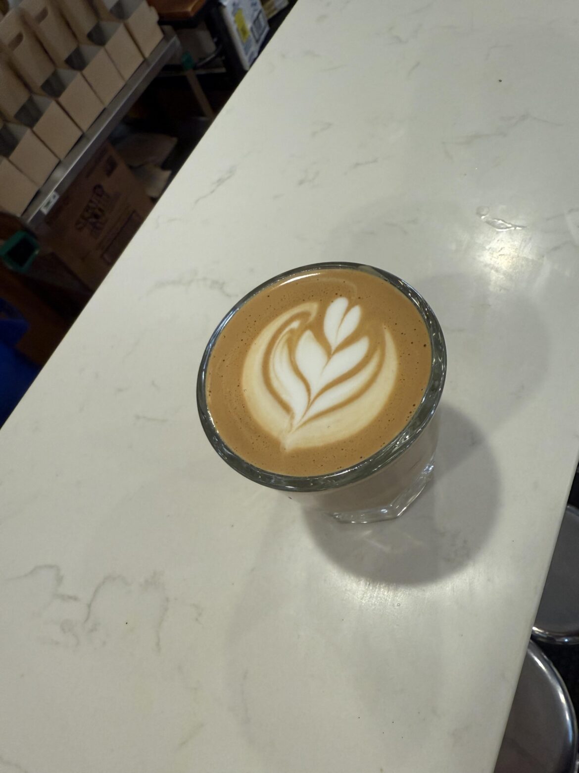 Felt good about this cortado pour from my shift today