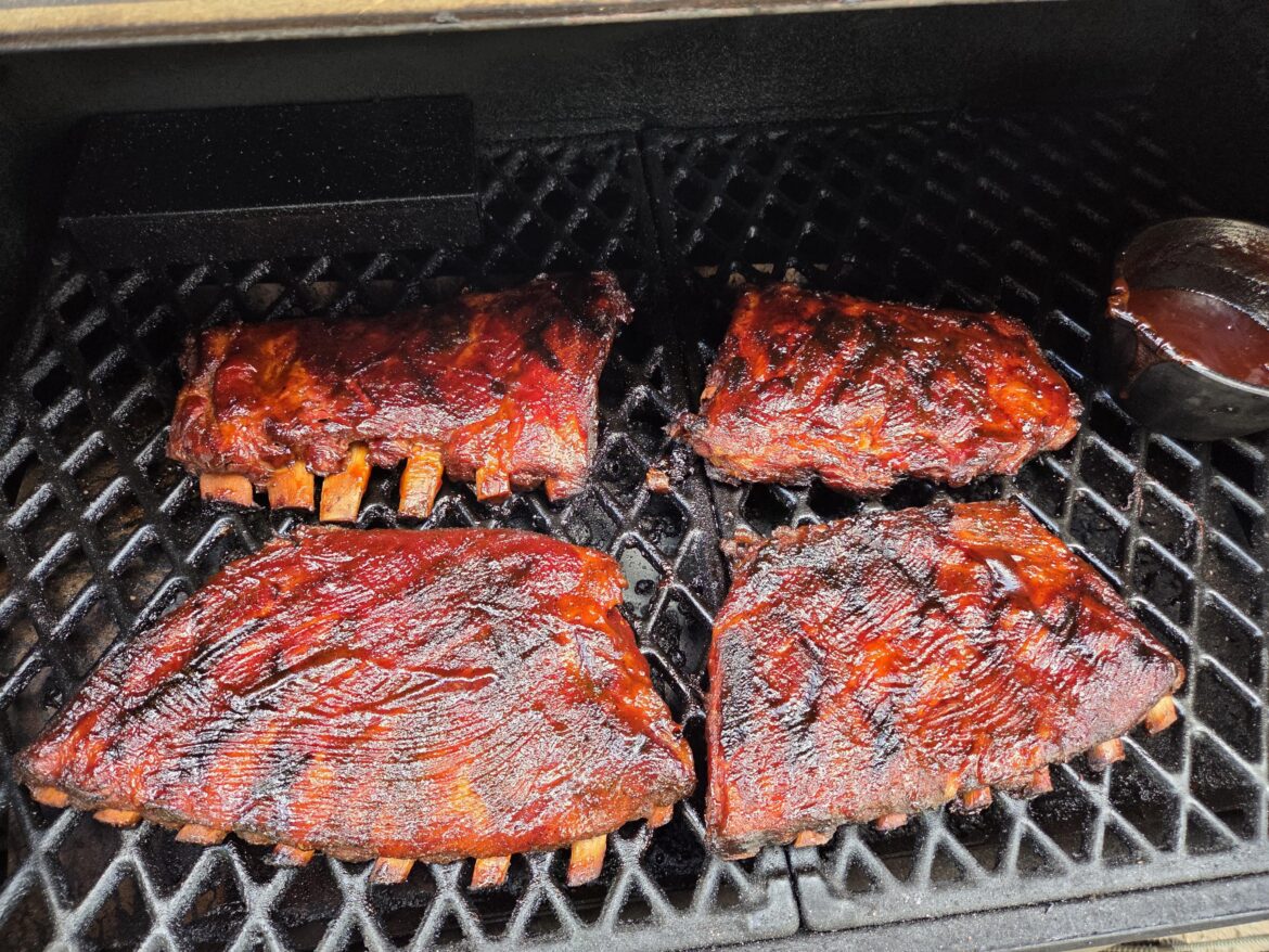 Pineapple rum ribs on this memorial day!