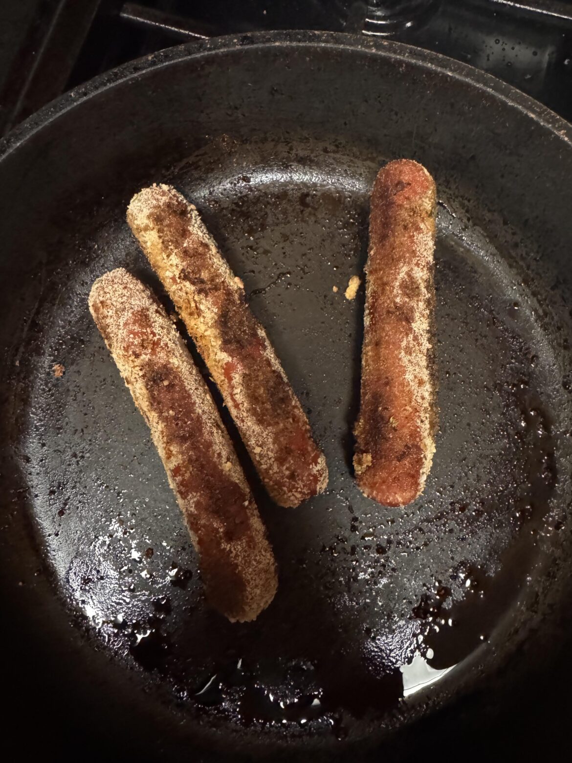 My attempt at corn dogs