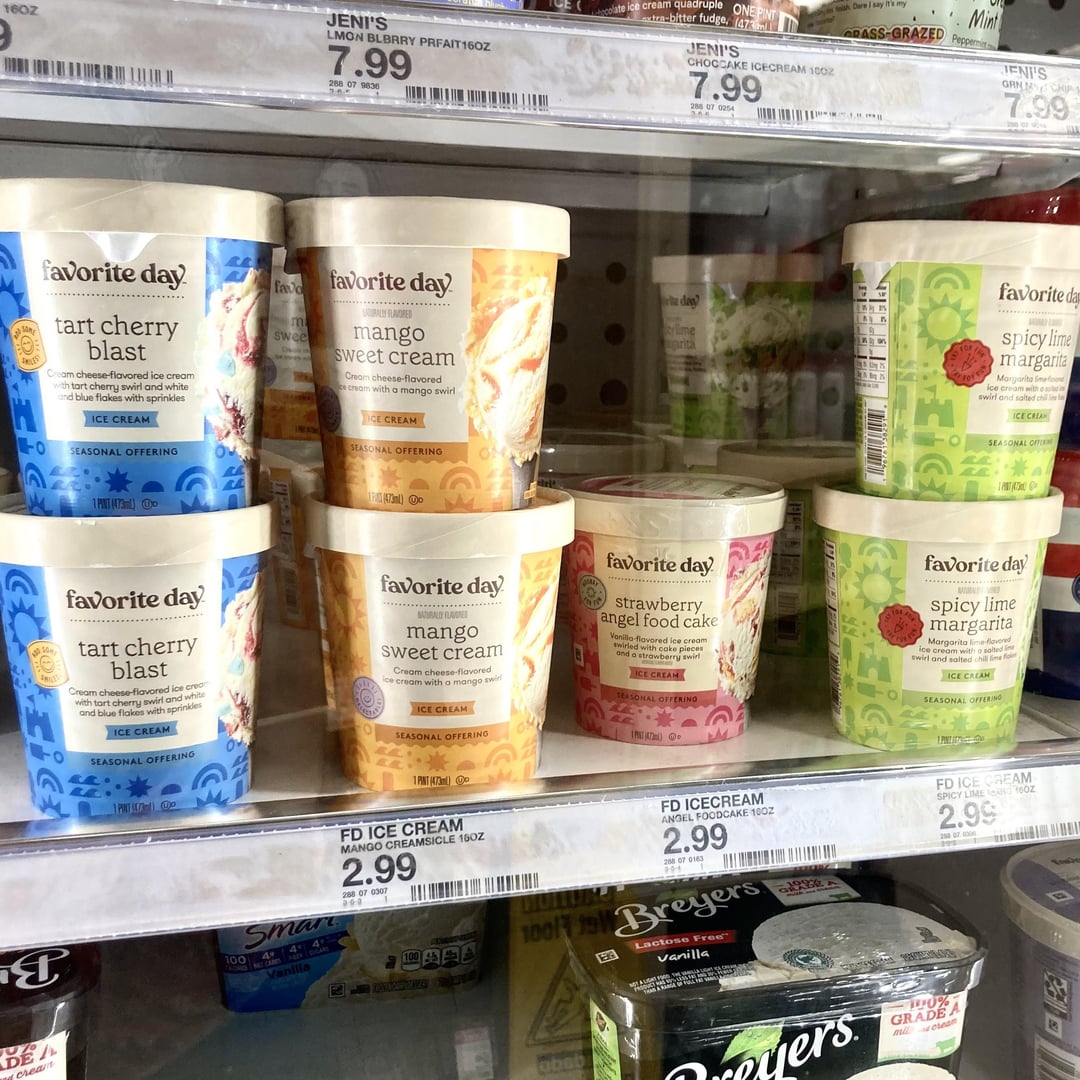 New flavors of Favorite Day ice cream pints at Target! Cherry, mango ...