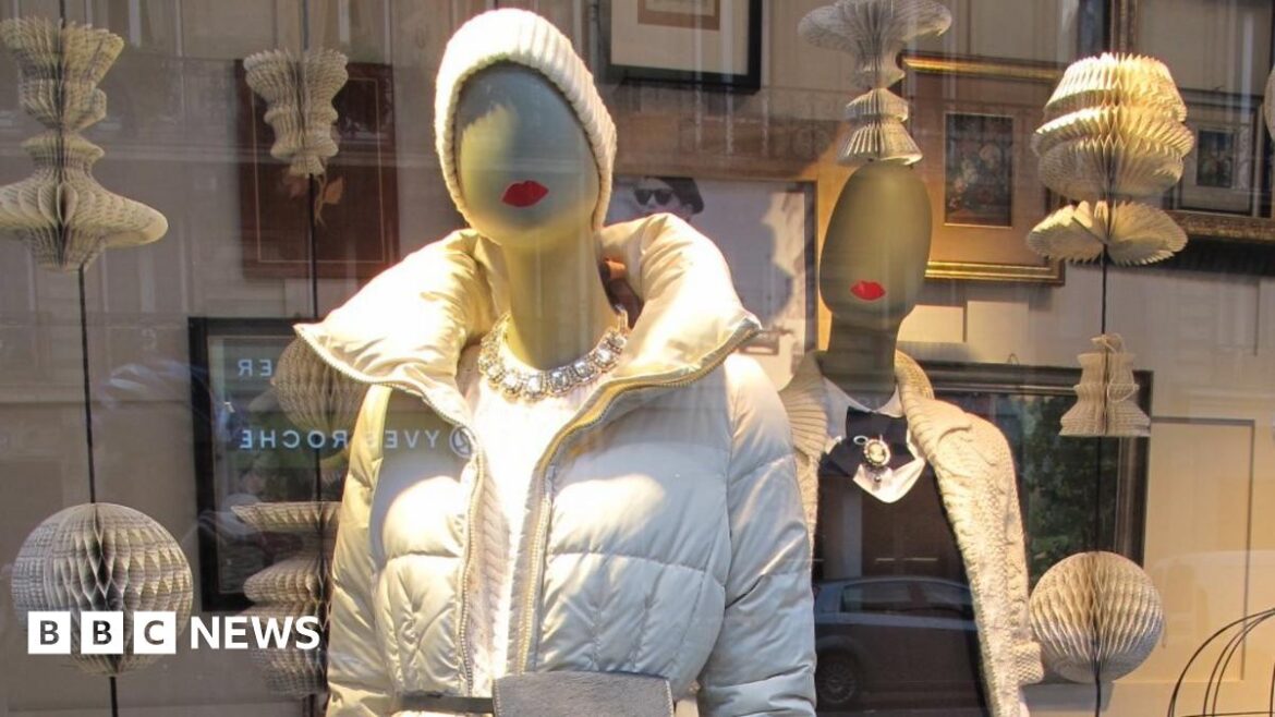 The perils of being fat, female and French Mannequin in shop window in Paris