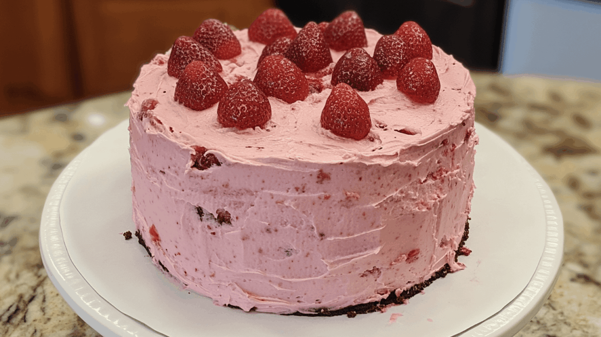 Strawberry Cake Recipe with Real Fruit Strawberry Cake Recipe with Real Fruit