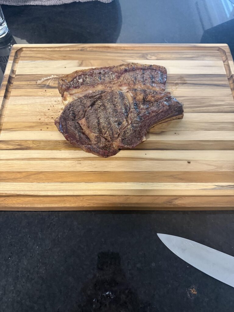 Reverse Sear Smoked Steak