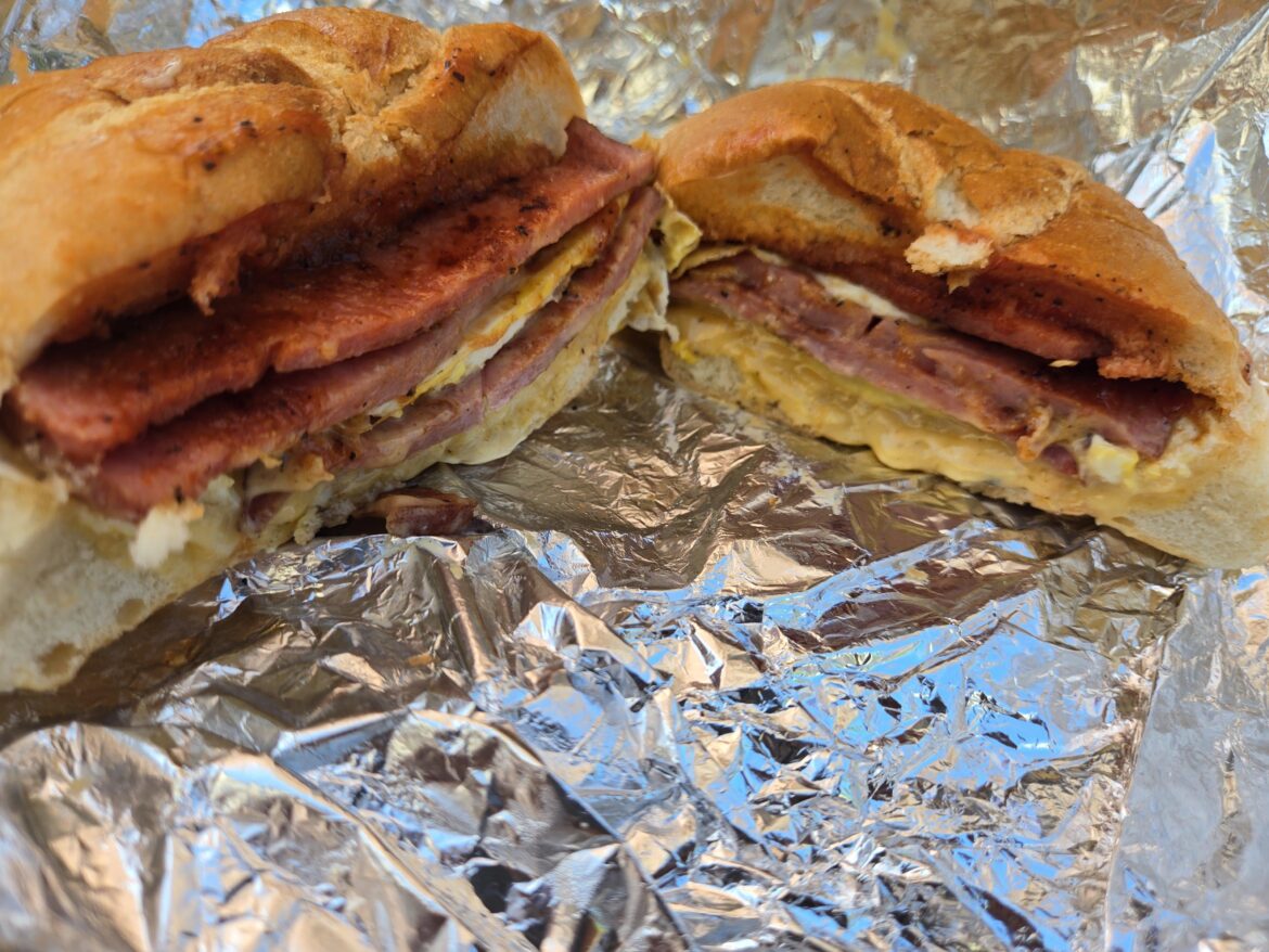 Taylor ham egg and cheese!!!