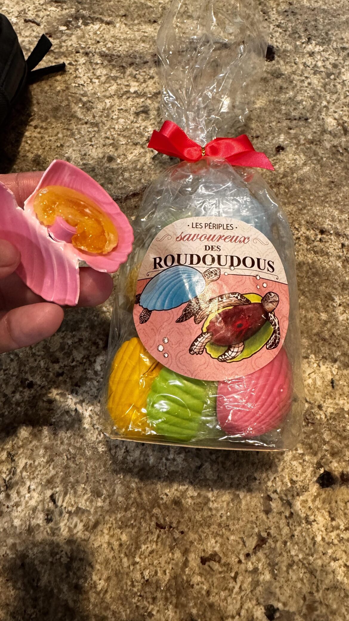 Should I throw these away or is there an easier way to eat these candies I bought from France?