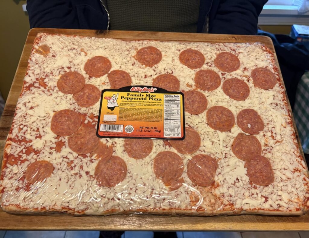 pizza party for one! I swear it’s delicious.