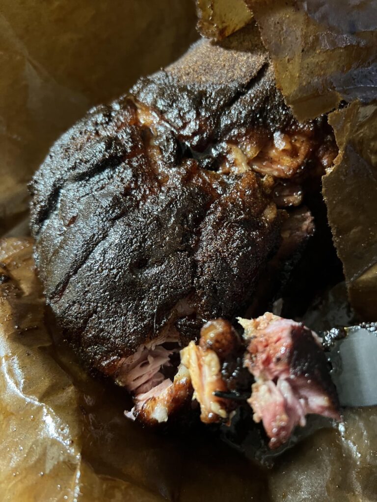 First time smoking a shoulder!