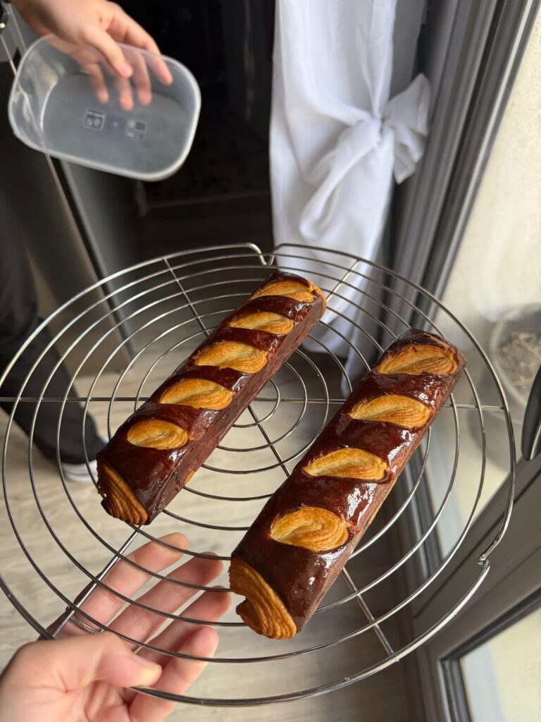 Chiseled pain au chocolat