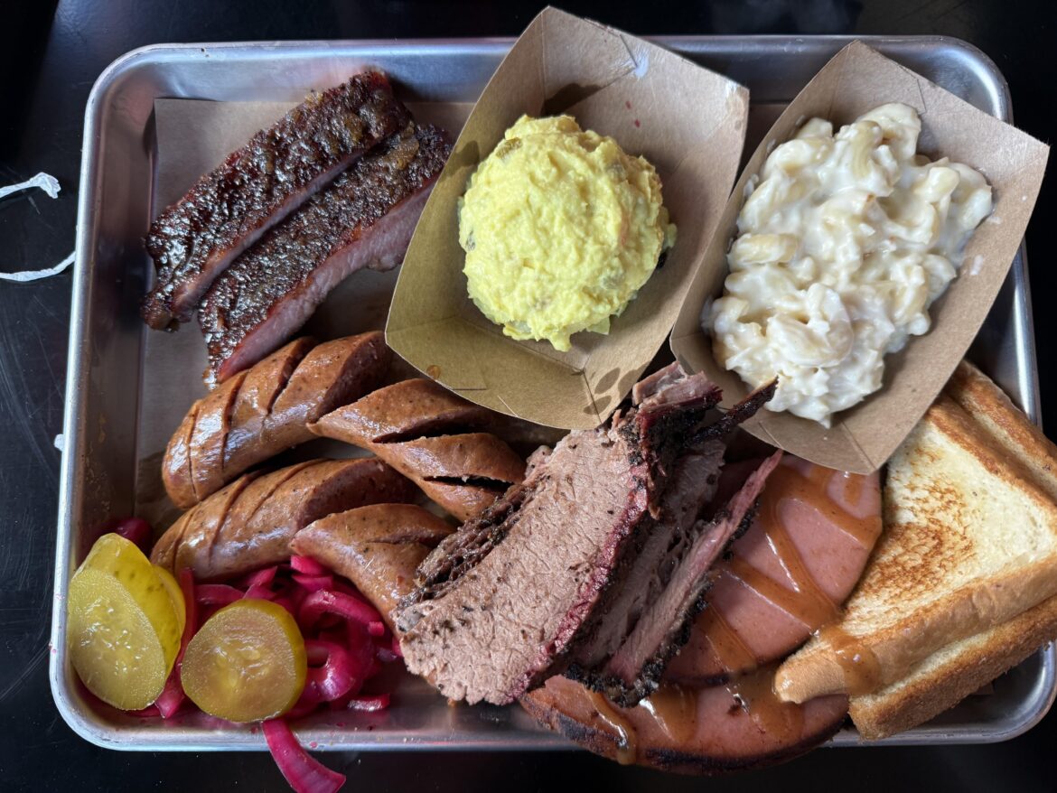 This is $25 worth of BBQ and sides in Oklahoma. Way better than those $100+ plates people post here. The ribs were 🔥