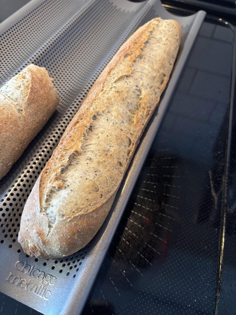 Working on my baguettes while post-op and sitting at home Working on my baguettes while post-op and sitting at home