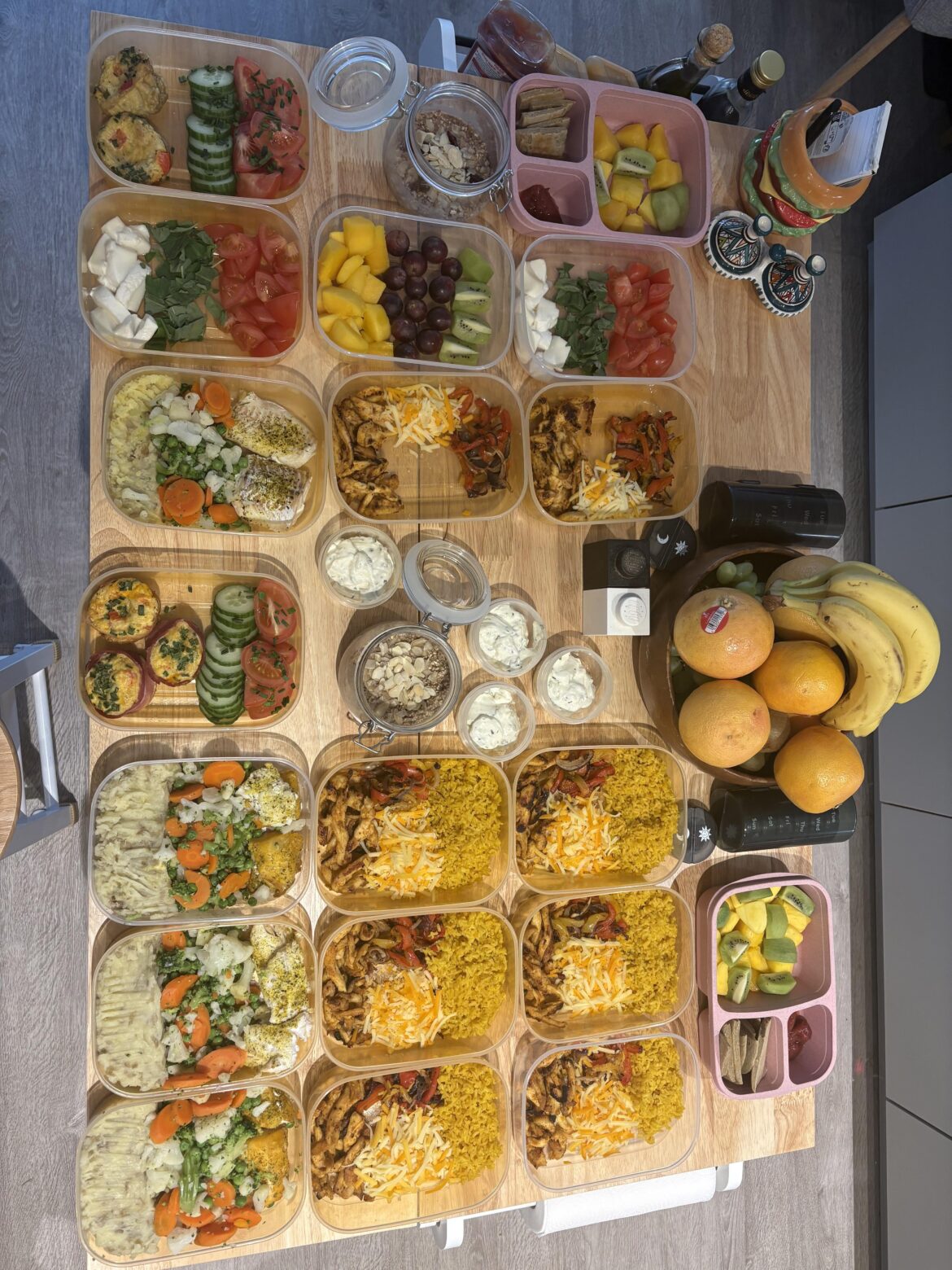 Meal prep for 3 days is done!