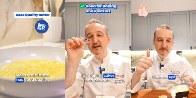 SG-Based Italian Chef Commends Farm Fresh’s Butter, Says It Has Qualities That Make It Good Butter 8 005