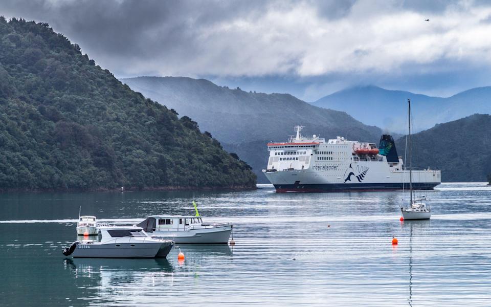 The Interislander ferry across Cook Strait
