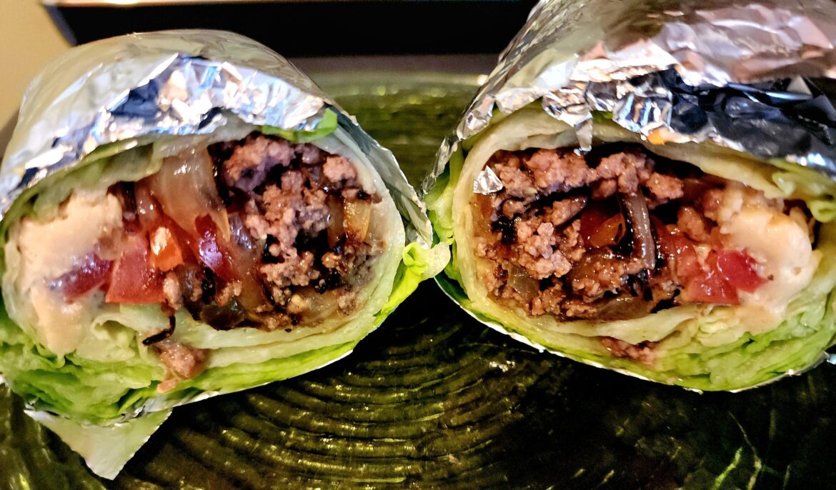 Keto Ground Meat Wrap