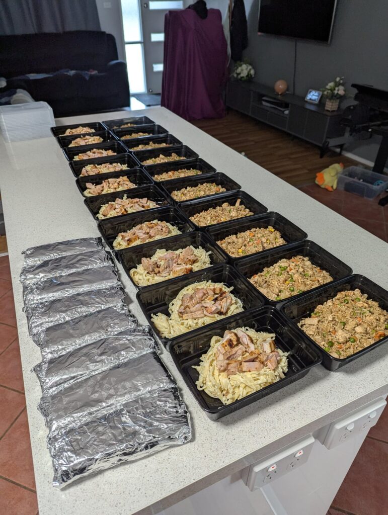 Sunday prep done 😁