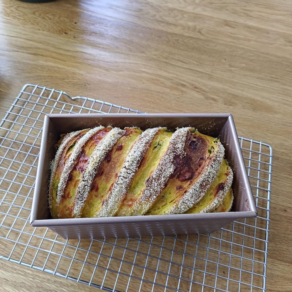 Jalapeno and cheddar loaf