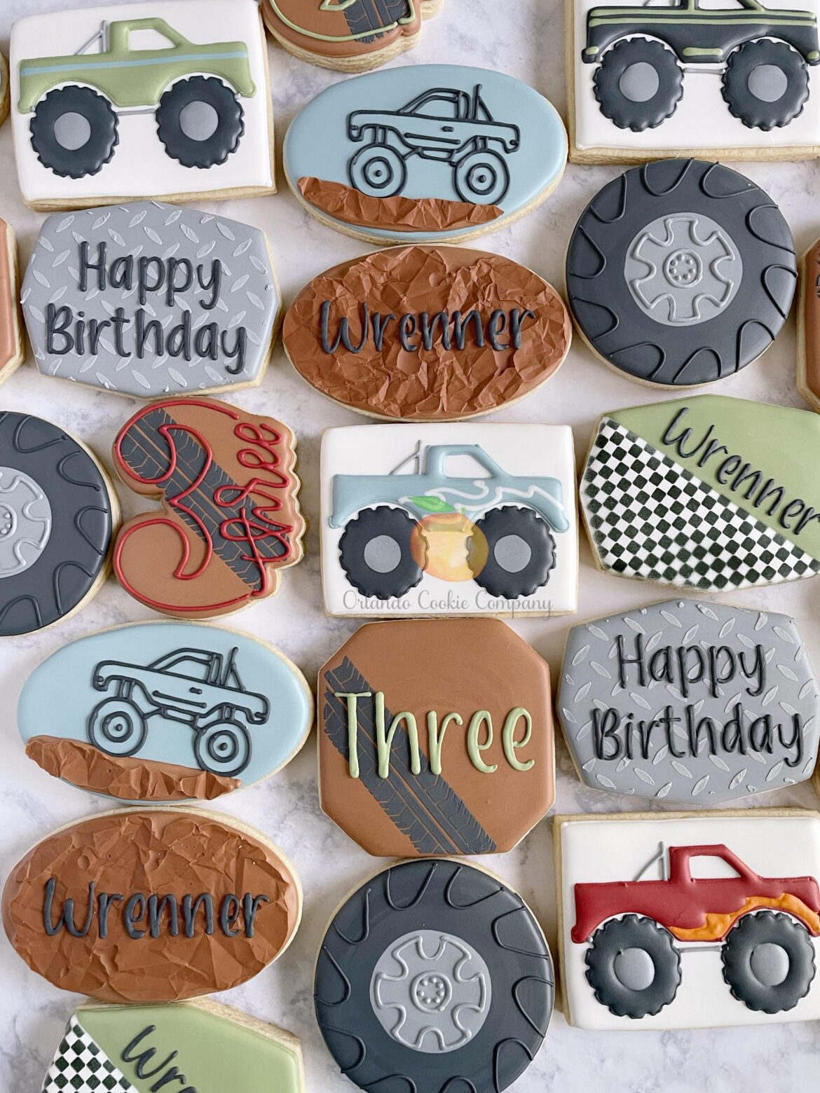 Monster Truck Cookies