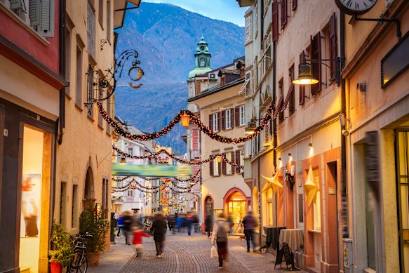 Christmas time in Bolzano.