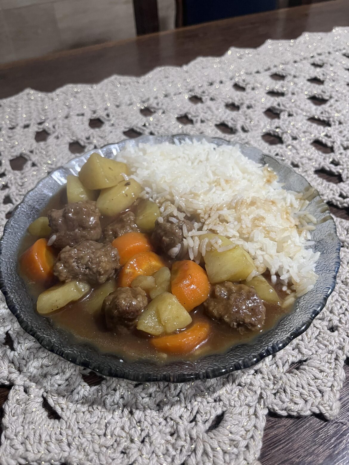 Sorry Italy and Asia… I made Meatball Curry