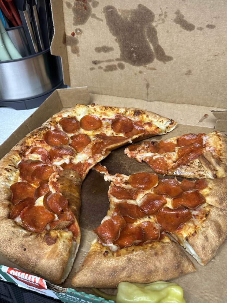 what did the papa john do to my pizza.